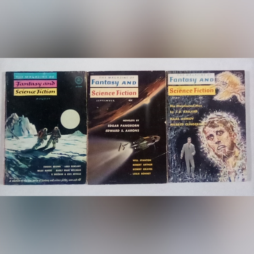 📚Vintage Magazine of Fantasy and Science Fiction Bundle🤓